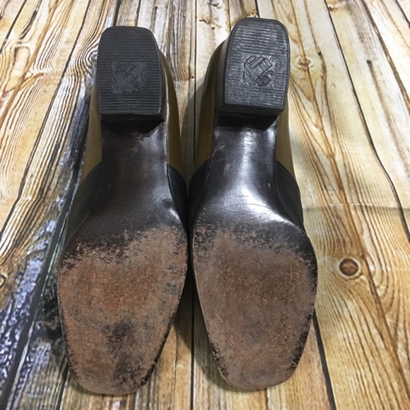 Chiarini Buenos Aires Leather Block Heels - Picture 5 of 6